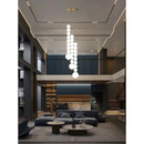Axyaa LED Magic Bean Brass Ball Chandelier for Modern Living Room & Bar Counter