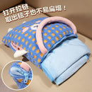 Axyaa Cartoon Lamb Fleece 3-in-One Pillow Blanket Hand Warm Hand Pillow Blanket