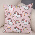 Axyaa Cartoon Animal Cushion Cover: 45*45cm for Living Room, Sofa, Car, Children's Room