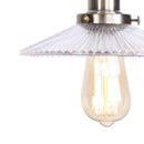 Axyaa 2-Head Industrial Vintage Wall Lamp Clear Glass Stair Light Fixtures