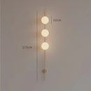 Axyaa Glass Wall Lamp - Nordic Modern Design, Minimalist Style for Bedroom and Living Room