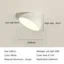 Axyaa LED Semicircular Ceiling Lights for Balcony Bedroom Entrance Creative Lighting Fixtures