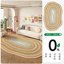 Axyaa Plush Cream Carpet for Living Room Soft Thick Floor Mat Synced with Dopamine Theme