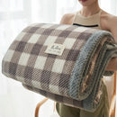Axyaa Chenille Yarn Knit Blanket: Soft Throw for Couch or Bed