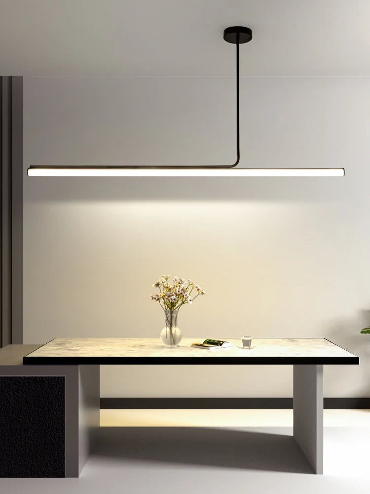 Axyaa Simple Modern LED Chandelier for Dining Room Study Bar Table