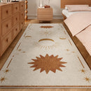 Axyaa Fresh Flower Area Rug for Bedroom, Living Room, or Bay Window