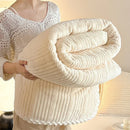 Axyaa Knitting Velvet Throw Blanket: Lightweight, Warm, All Season Solid Color Plaid