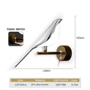 Axyaa LED Wall Sconce 360° Rotatable Indoor Wall Lamp for Bedroom Corridor