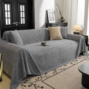 Axyaa Nordic Velvet Sofa Throw Blanket Protector for Pets & Kids