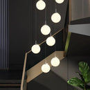 Axyaa LED Pendant Chandeliers for Modern Living and Dining Rooms