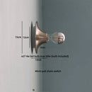 Axyaa LED Wall Light Mirror Iron Bedside Wall Lamp for Bathroom Bedroom