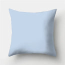 Axyaa Geometric Polyester Cushion Cover 45x45cm, Blue Gray Home Decor Pillowcase