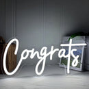 Axyaa Neon Happy Birthday Mr & Miss Lighted Sign Clear Background LED Decoration