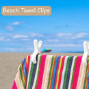 Axyaa Beach Towel Clips Set - Heavy Duty Quilt Clamp for Drying Towels & Blankets