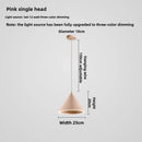 Axyaa Nordic Macaroon Pendant Light - LED Single Head for Restaurant Bedroom