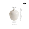 Axyaa Ceramic Bowl with Lid: Versatile Tableware for Soup, Desserts, Steamed Egg, Snacks