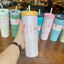 Axyaa Stainless Steel Thermal Tumbler 710ML Large Capacity Vacuum Flask Thermos Ice Cup