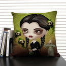 Axyaa Mermaid Linen Cushion Cover for Living Room Sofa Decoration