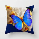 Axyaa Floral Butterfly Pillowcase for Home Decor and Events