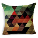 Axyaa Geometric Color Block Abstract Throw Pillow Cover