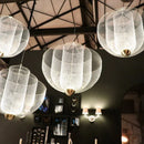 Axyaa Geometric Metal Grid LED Chandelier Pendant Light Iron Designer LOFT Lamp