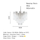 Axyaa Crystal LED Chandeliers: Luxury Lighting for Living Room & Restaurant