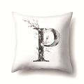 Axyaa Alphabet Cushion Cover - Kids Room Decor Throw Pillow Case