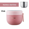 Axyaa Stainless Steel Thermal Soup Cup with Spoon Lunch Box