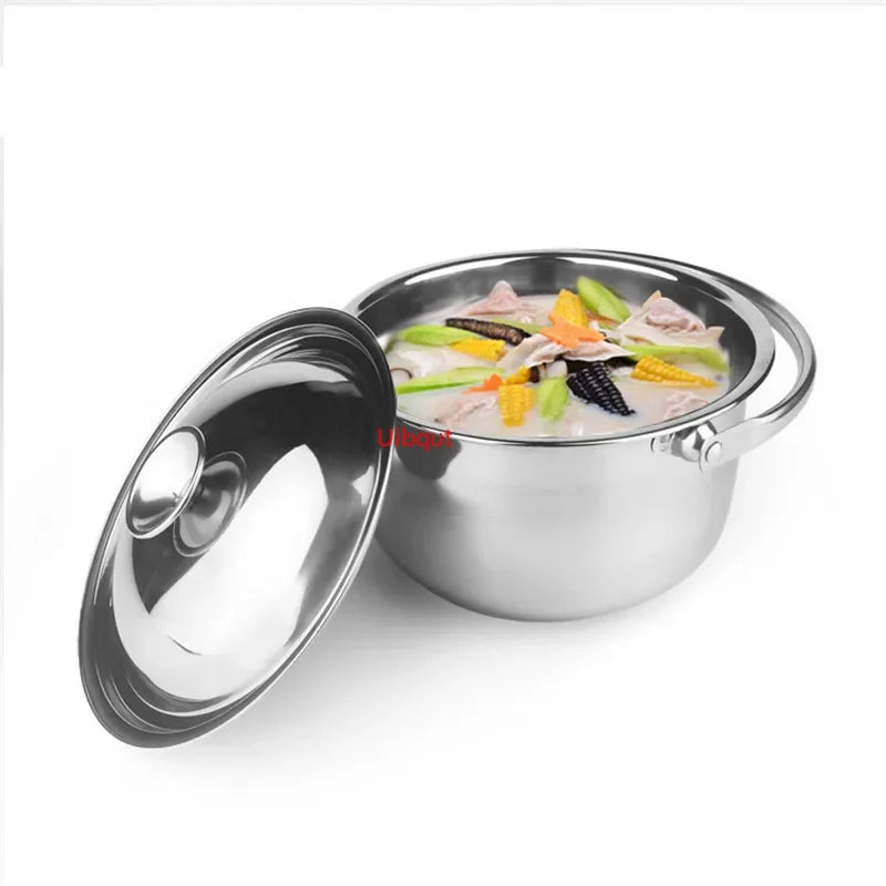 Axya Stainless Steel Cookware Set with Handleramen Pots and Pans