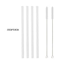 Axyaa Glass Straw Set: Reusable & Eco-Friendly Smoothie Cocktail Straws