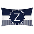 Axyaa Blue Stripe Pillowcase 30X50 for Sofa Chair Decor