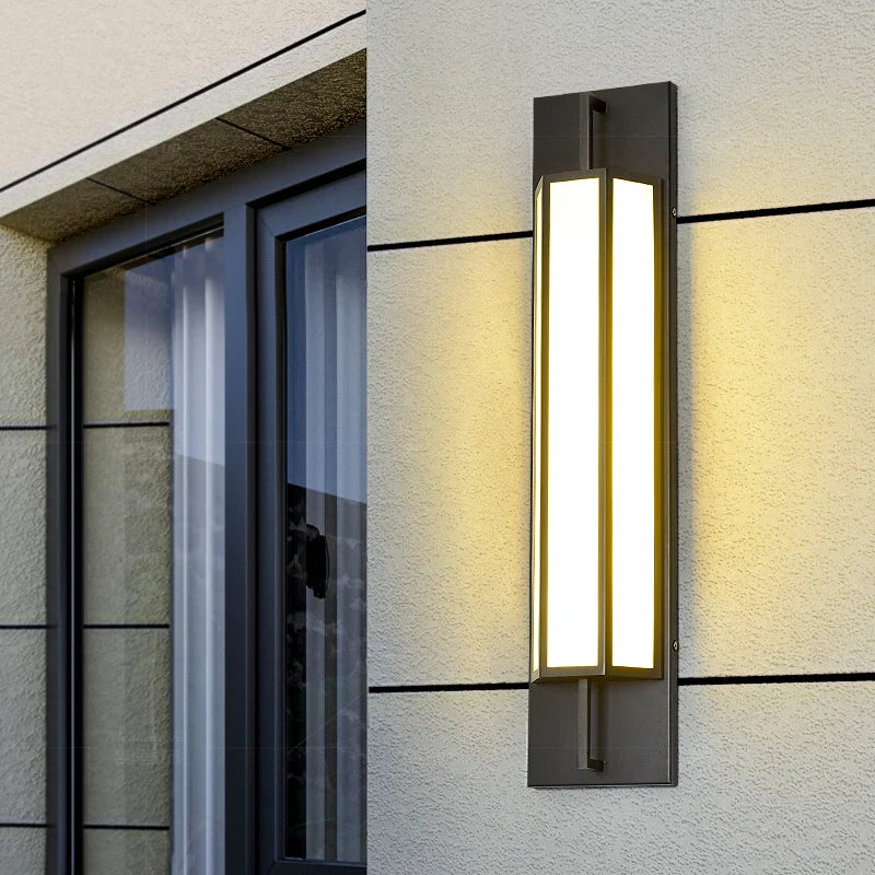 Axyaa Stainless Steel Outdoor Wall Lamp LED Light for Garden Villa Sconce IP65