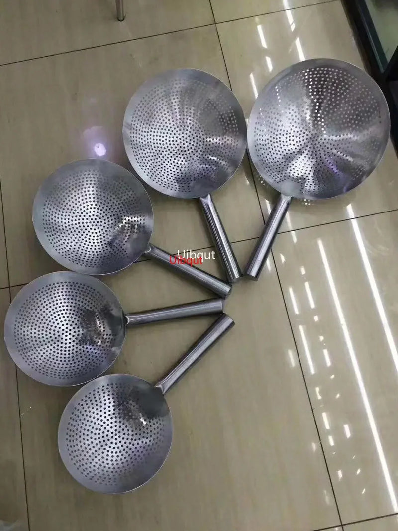 Axya Stainless Steel Mesh Strainer Colander with Wooden Handle