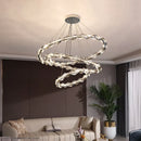 Axya Crystal Chandelier Light for Modern Luxury Living Room Bedroom