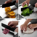 Axyaa Stainless Steel Kitchen Chopping Board with Dual-Sided Panel for Dough, Fruit, Meat
