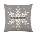 Axyaa Christmas Deer Snowflake Pillow Cover for Stylish Home Decor