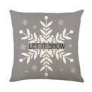 Axyaa Christmas Deer Snowflake Pillow Cover for Stylish Home Decor