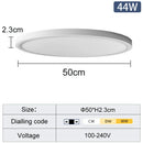 Axyaa Ultra Thin LED Ceiling Lamps for Bedroom & Living Room with Various Light Options