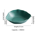 Axyaa Retro Ceramic Dinner Plate Set