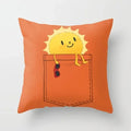 Axyaa Cartoon Animal Pillowcase: Office Car Seat Decor, Sofa Bedroom Cute Pillowcase