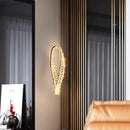 Axyaa Crystal Chandelier LED Ceiling Lamp Indoor Hanging Lights