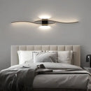 Axyaa Nordic LED Wall Sconce for Bedroom, Black/White Aluminum, AC85-265V
