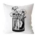 Axyaa Art Pattern Throw Pillow Case for Home Sofa Seat Room Decor