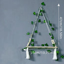 Axyaa Hanging Ivy Wall Shelf for Home Decor and Plant Display