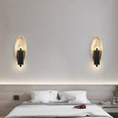 Axyaa Nordic Light Luxury Hotel Bedhead Wall Light for Living Room Background Wall