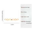 Axyaa Minimalist Glass Lamp for Bar, Tea Table, or Study Area