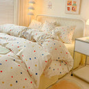 Axyaa Queen Bedding Set - Reactive Printed Polyester Duvet Cover, Bed Sheet & Pillowcase