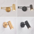 Axyaa Retro LED Swing Arm Wall Lamp Adjustable Telescopic 5W Fixture