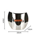 Axyaa Geometric Metal Vase for Chic Room Decor