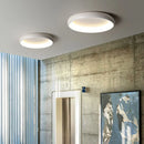Axyaa Modern Circle Ceiling Chandeliers: Dimmable Round LED Light for Living Room, Bedroom, Kitchen & Office